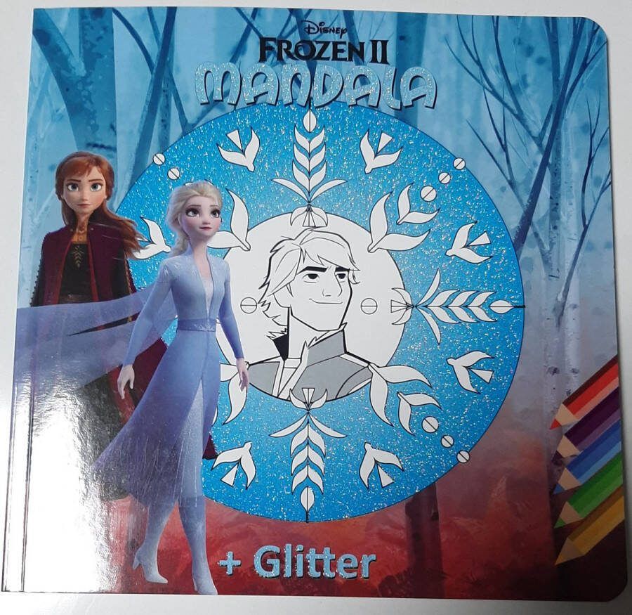 Disney Mandala colorbook glitter Frozen II Elsa en Anna Olaf kleurboek