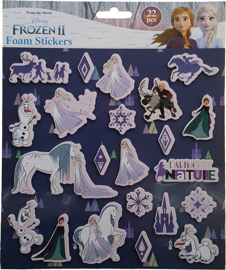Disney 's Frozen Daring by nature Stickers + - 22 Stickers