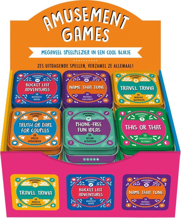 Display Amusement games 6 x 3 exemplaren
