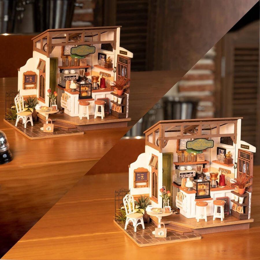 DIY miniatuur poppenhuis kit-ambachtelijke kits voor volwassenen UK-thuisbureau decoratie cadeau-idee voor vrouwen meisjes (DG162)