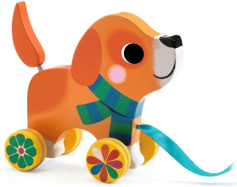 Djeco trekfiguur hondje Lou