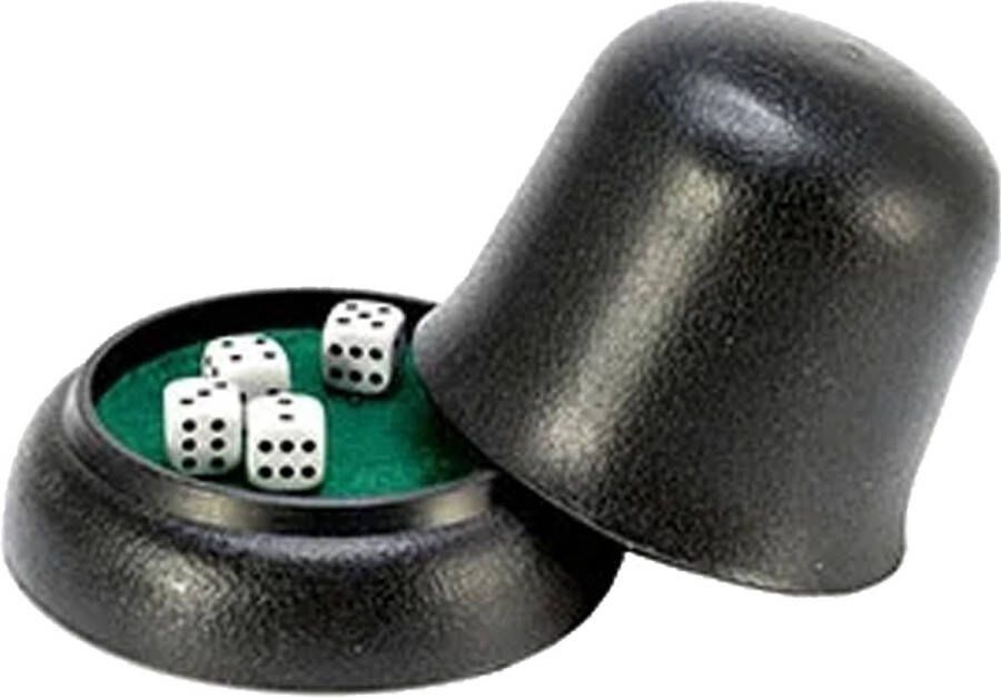 Dobbelstenen set met beker en scoreblok dobbelspellen camping vakantie