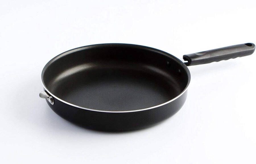 Doble Omelette Pan met Anti-Aanbaklaag Tortillapan Dubbele Omeletpan Volledig inductie Diameter 24 cm Zwart