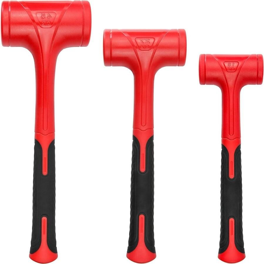 Dode hamers set van 3 4536 g 7654 g schokbestendig design tegels vonkbestendig terugslagbestendig