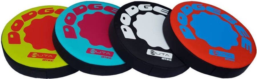 Dodgebee Trefbal Oefen Frisbee 27 cm Set 4 Stuk 4 Kleuren