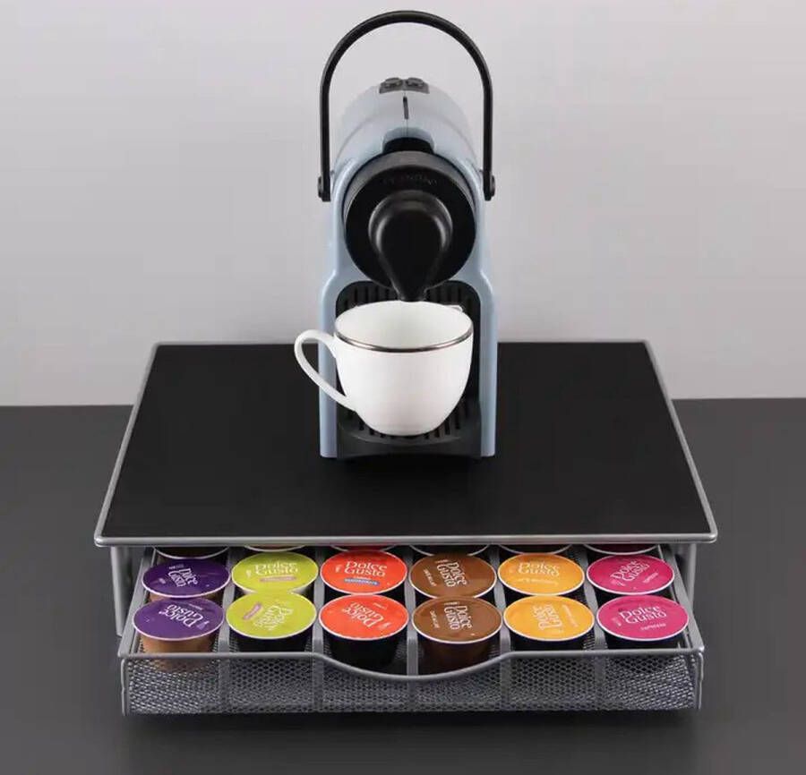 Nördic Dolce Gusto Capsulehouder met uitschuifbare lade 36 Capsules 39x35x7.5cm