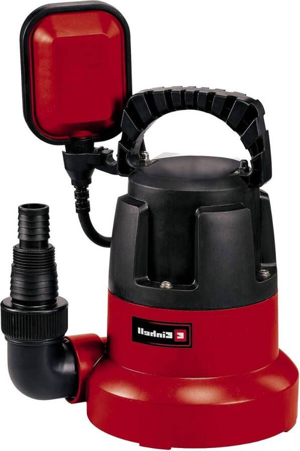 Dompelpomp 350W 8000 L-h 1mm Traploos instelbare vlotterschakelaar Einhell GC-SP 3580 LL Terugslagventiel Draaghandvat Kabelopwikkeling Mechanische afdichting