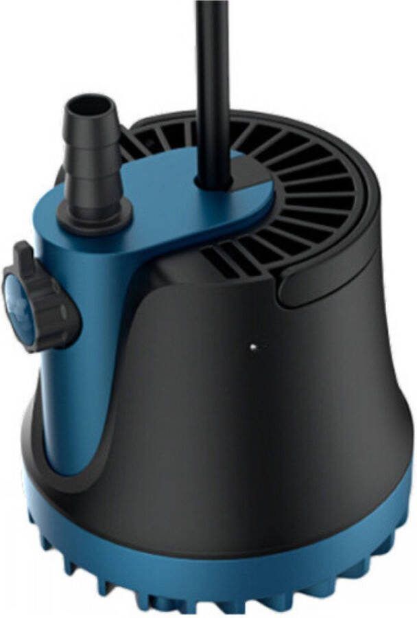 Dompelpomp Vuil Water – Vlakzuigpomp 60 Watt – Dweilpomp 220V – Waterpomp Elektrisch 3000L H – Dompelpomp Kelderwater Zwart