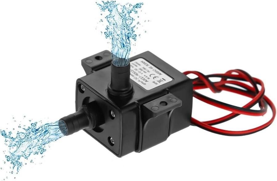 Dompelwaterpomp DC 12 V 3 m 240 l u Borstelloos Ultralicht Aquariumpomp zwembadvijver zonne-energie IP68 waterdicht fonteinpomp