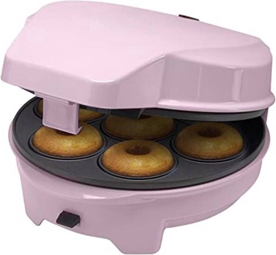 Donutmaker Donut Bakvorm 700W Roze