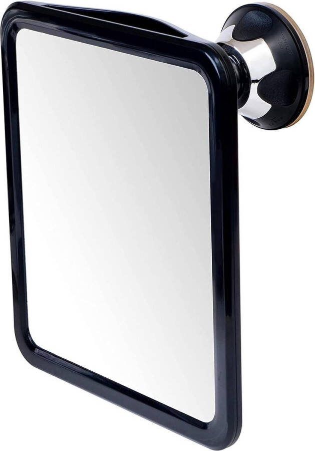 Douche Spiegel met Zuignap Onbreekbare Anti-Condens Scheerspiegel 360° Rotatie Badkamer Accessoire Scheerspiegel