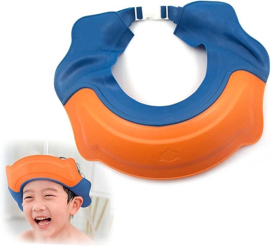 Douchecap Kinderen Shampoo Kinderen Shampoo Gehoorbescherming Verstelbare Siliconen Douches Om Water In Ogen te stoppen Bad Bescherm Zachte Cap Is Voor Baden En Shampoo 1 Stukken