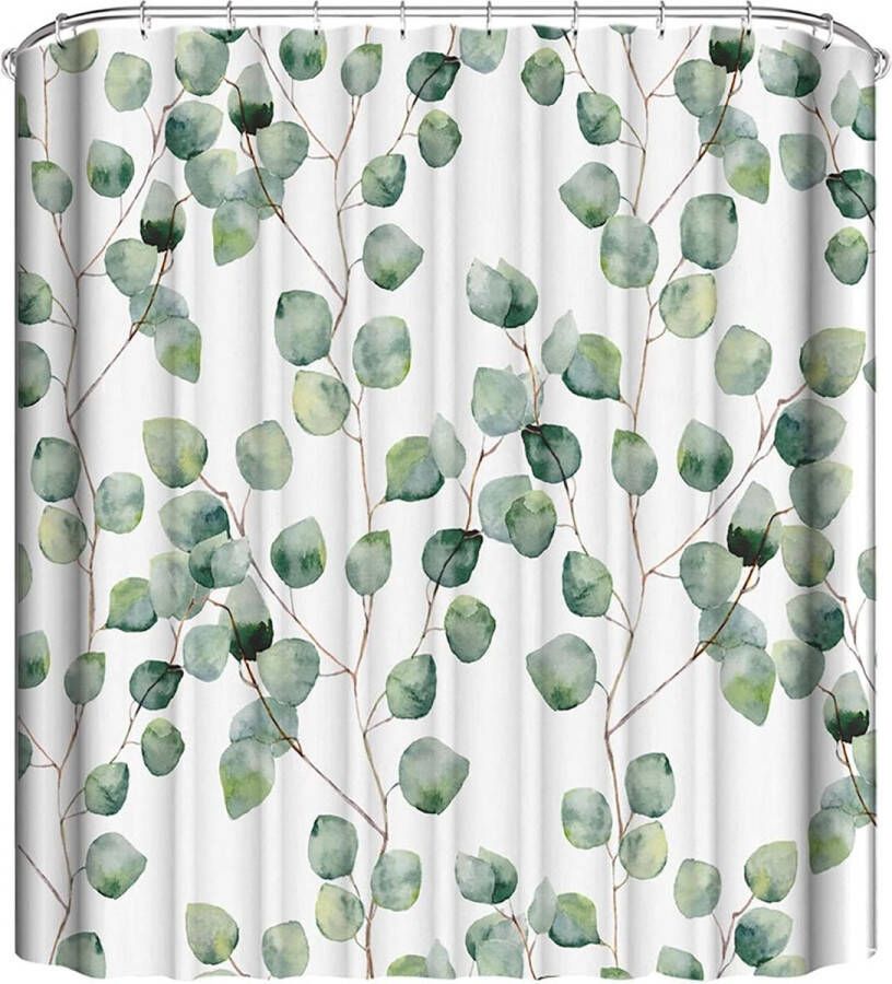 Douchegordijn Badkamer Accessoires Groene bladeren 180x180 cm Douchegordijn tegen water polyesters Home badkamer decoratie Gordijnen van de douche