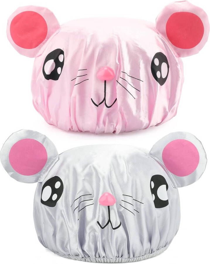 Douchemuts -Shower cap-Douchekapje-Shower cap-Douchekapjemet -elastische band voor vrouwen-meisjes en douchecabines