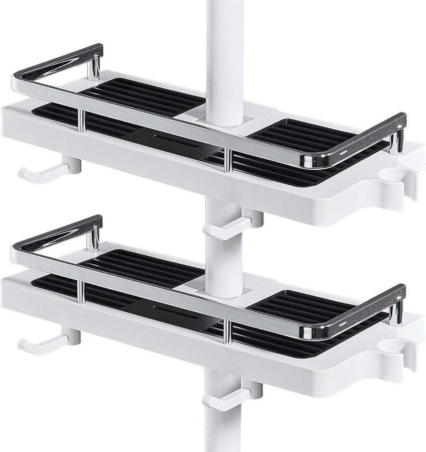 Doucheplank \ spice rack corner shelf for bathroom kitchen_12D x 27W x 5H centimetres