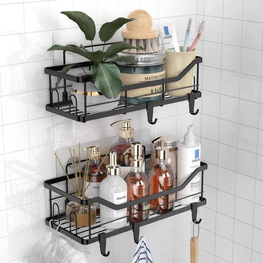 Doucheplank \ spice rack corner shelf for bathroom kitchen_13.5 x 31.5 x 11.5 cm