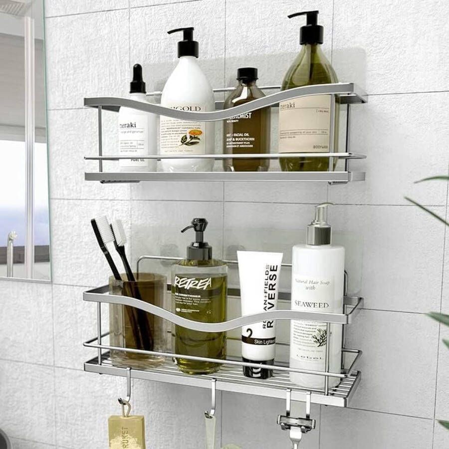 Doucheplank \ spice rack corner shelf for bathroom kitchen_‎13.97 x 13 x 32 cm