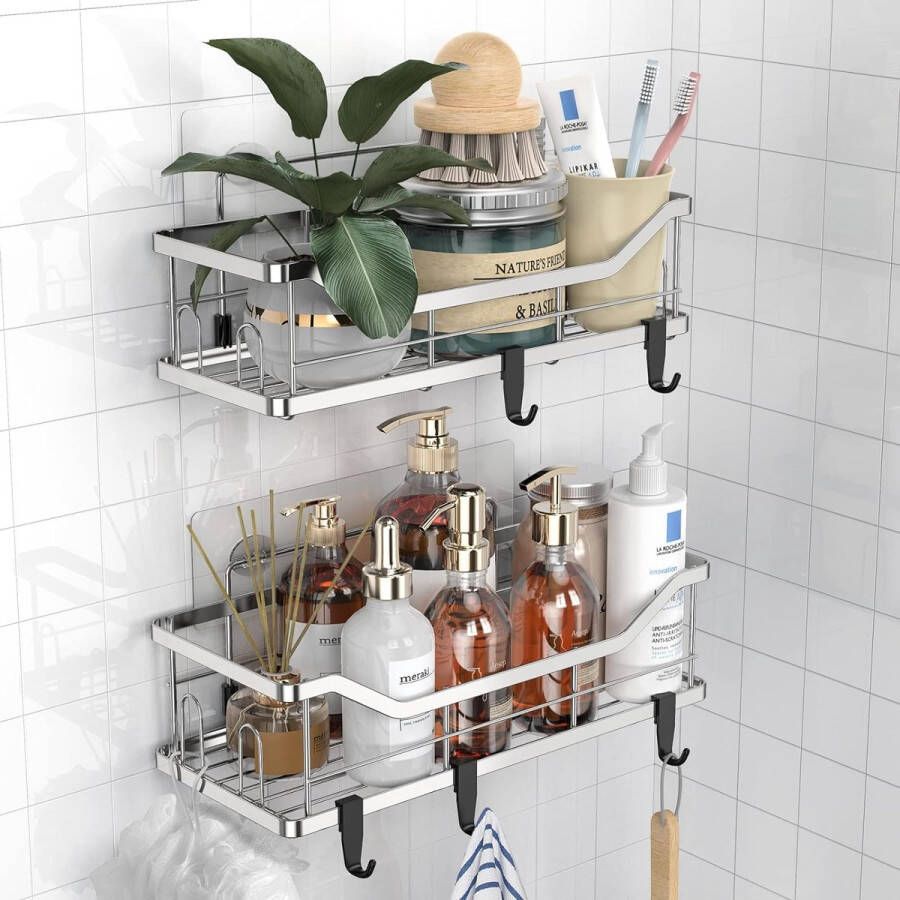 Doucheplank \ spice rack corner shelf for bathroom kitchen_‎14 x 33 x 11 cm