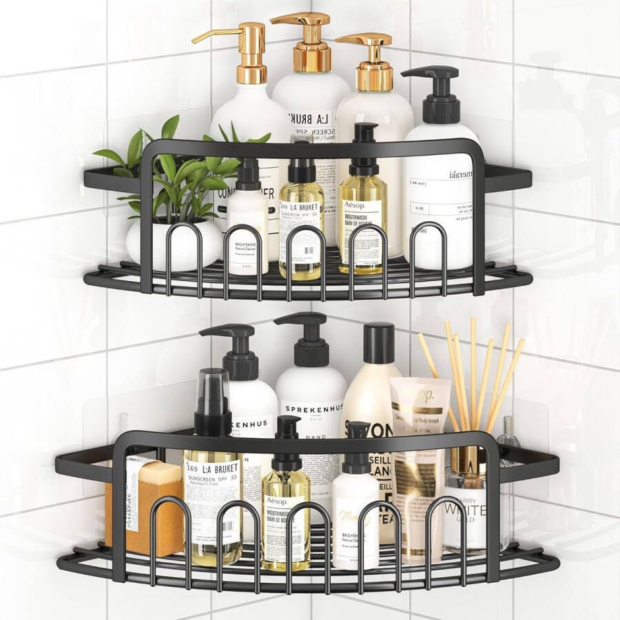 Doucheplank \ spice rack corner shelf for bathroom kitchen_‎24 x 24.5 x 10.2 cm