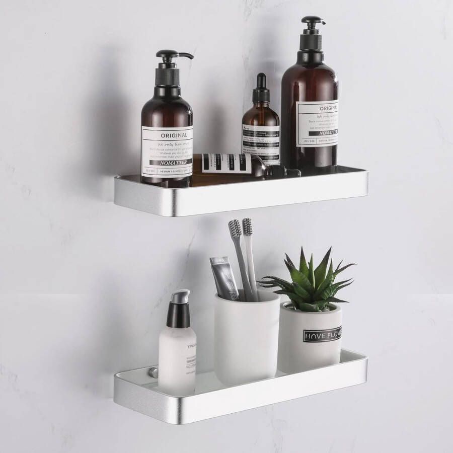 Doucheplank \ spice rack corner shelf for bathroom kitchen 30cm