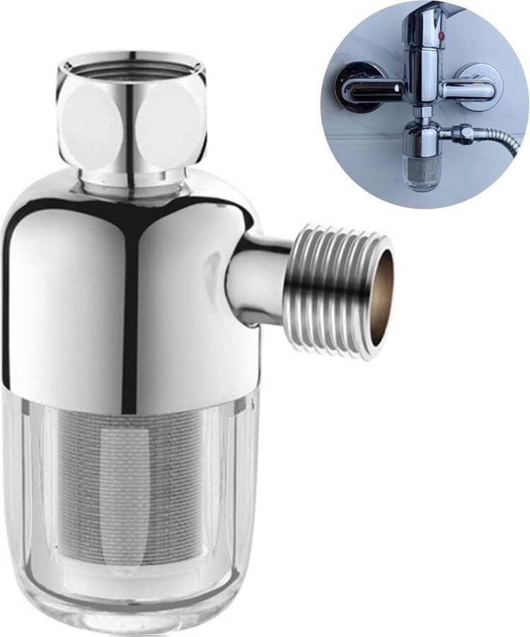 Douchewaterfilter roestvrijstalen douchefilter herbruikbare filter filtert onzuiverheden uit watersystemen voor boilers toiletten wasmachines