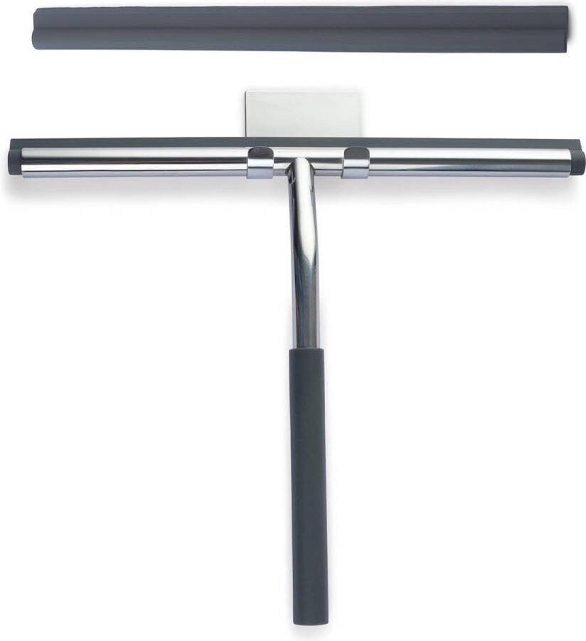 Douchewisser inclusief wandhanger en reservelip voor badkamer en keuken ideaal voor raam auto en glasreiniging Window wiper