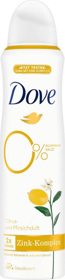 0% Alu Citrus & Peach 48h Deodorant Pro Eliminaci Bakterií Vznikajících Při Pocení 150ml