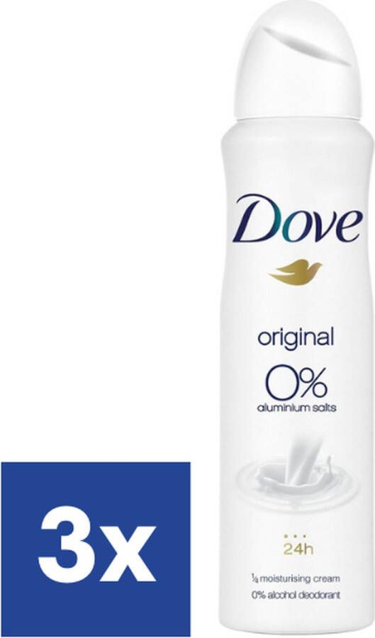 Dove Original Deo Spray 3 x 150 ml