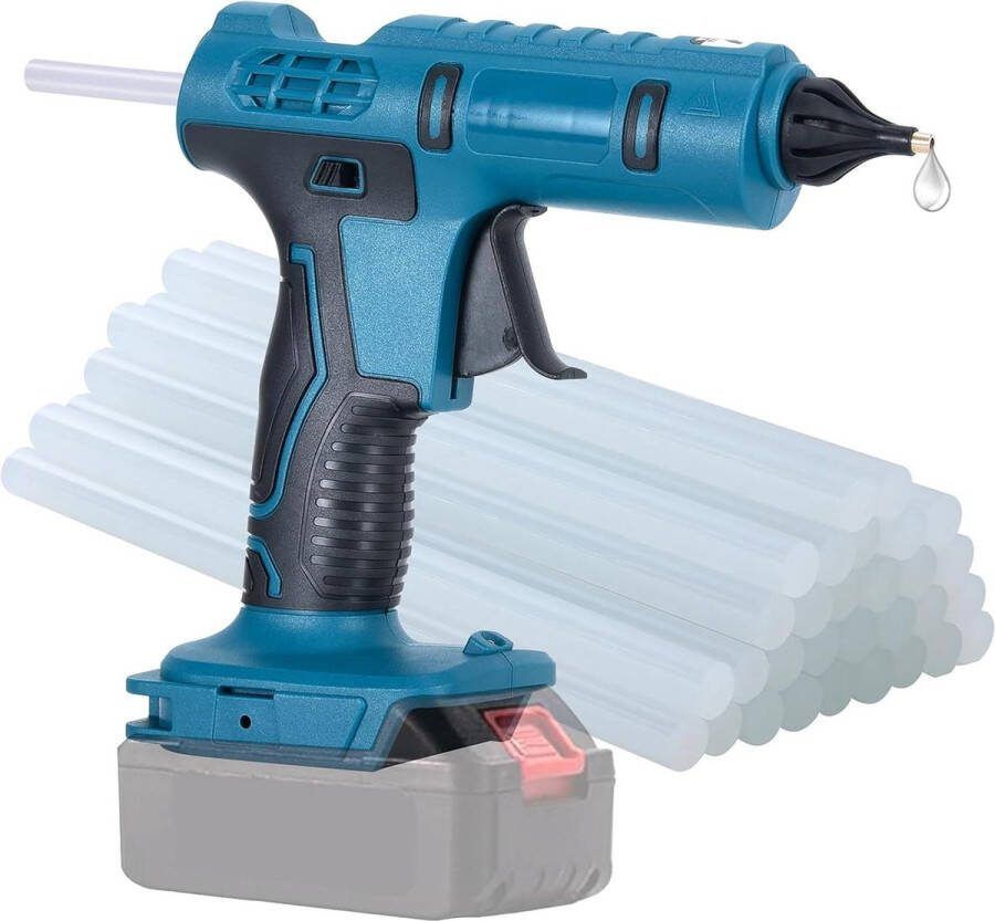 Draadloos Lijmpistool Met 30 Lijmstiften Accu-Lijmpistool 100 W Voor Doe-Het-Zelvers Snelle Reparaties Ma-ki-ta 18 V Kunsthandwerk