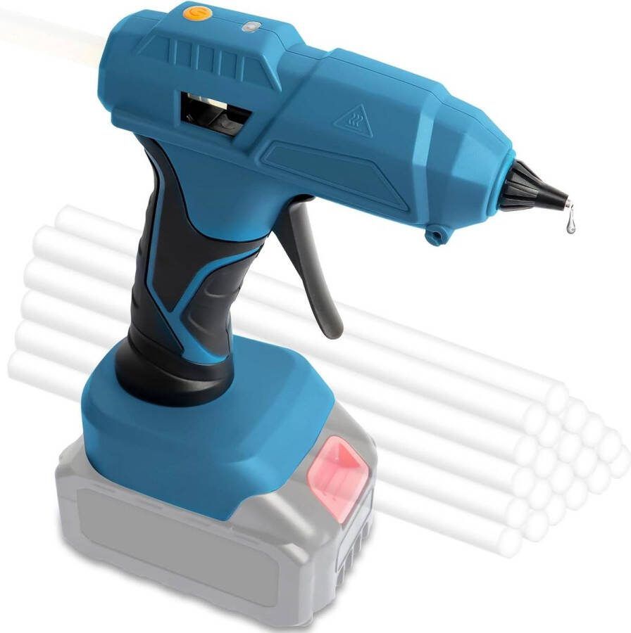 Draadloos Lijmpistool Met Accu 20 Stuks Lijmpistolen 11 Mm 100 W Voor Handwerk Snelle Reparaties In Huis en Kantoor Tuin Doe-Het-Zelf Kunst