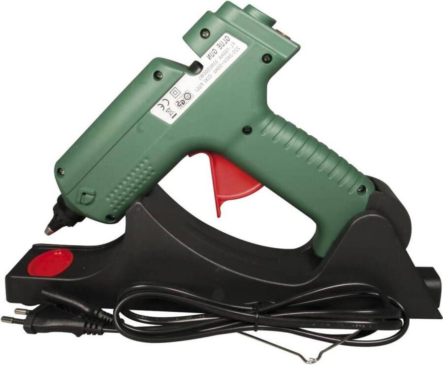 Draadloos lijmpistool met basisstation 205 x 17 cm blisterbox plastic groen rood 305 x 35 x 9 cm