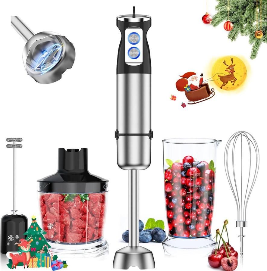 Draadloze Staafmixer Meerdere Snelheden Oplaadbaar Draagbare Staafmixer Elektrisch Draadloze Handmixer