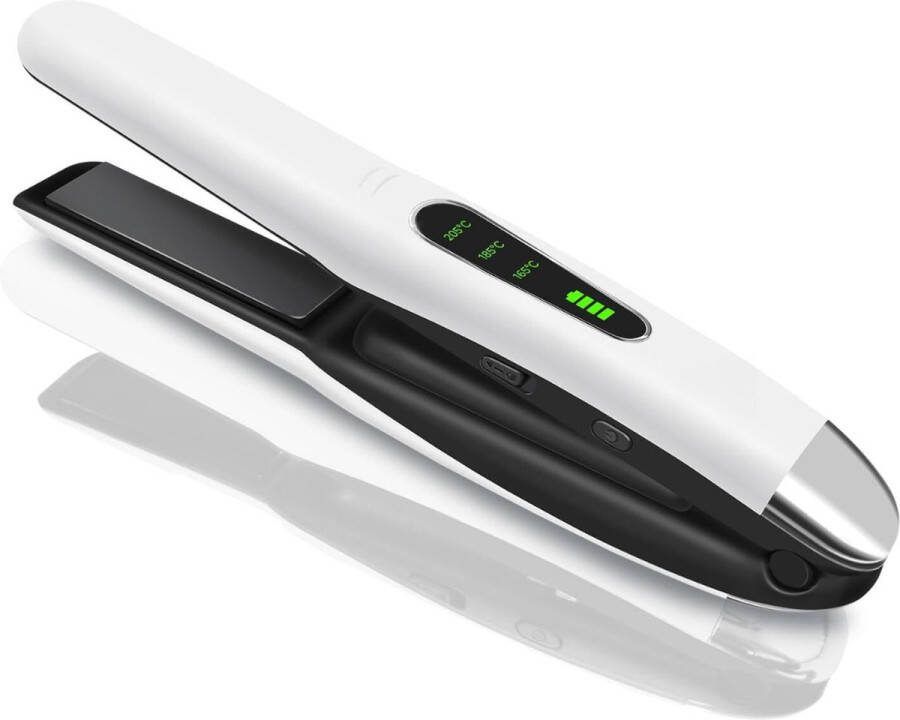 Draadloze Stijltang Mini Stijltang Reis Stijltang Draadloze Krultang Hair Straightener 2 in 1