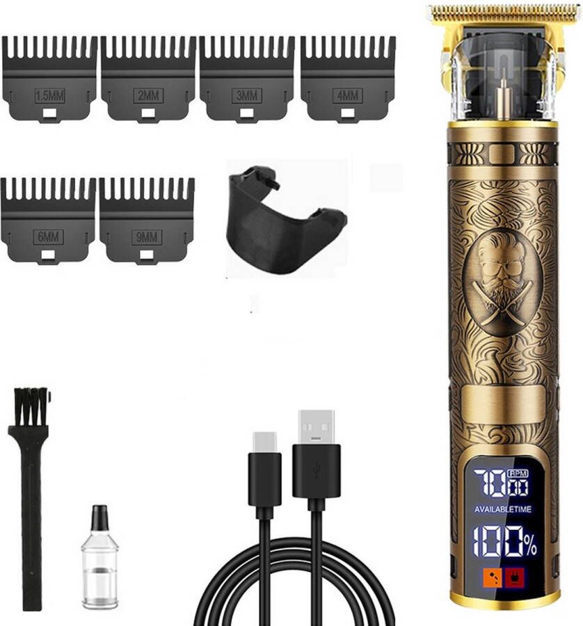 A&K Draadloze Tondeuse Trimmer Scheerapparaat Cheveux Mannen Hoofdhaar Haartrimmer Kapper Haartondeuse Machine Barber Hair Clipper