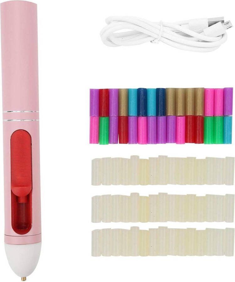 Draadloze USB Oplaadbare Penvormige Hotmelt Lijmpistool voor Doe-het-zelf Kunstambachtelijke Projecten Industriële en
