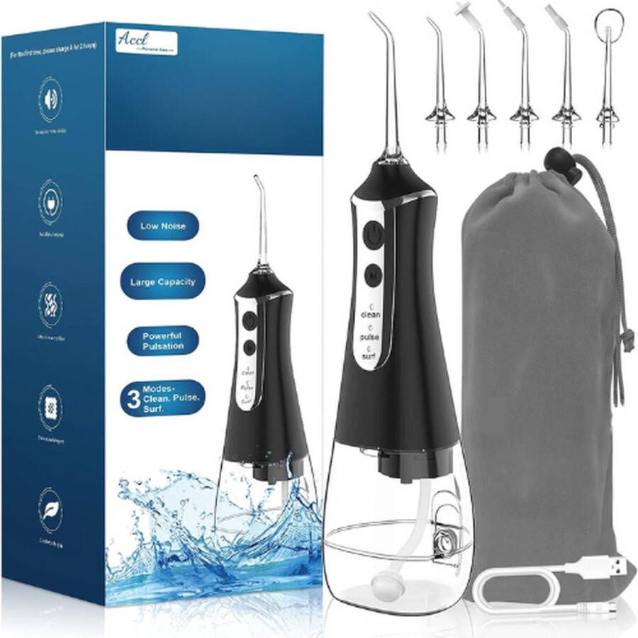 Draadloze Waterflosser Draadloze Monddouche Tandheelkundige Waterflosser Voor Tanden 350ML USB Oplaadbare Flosser