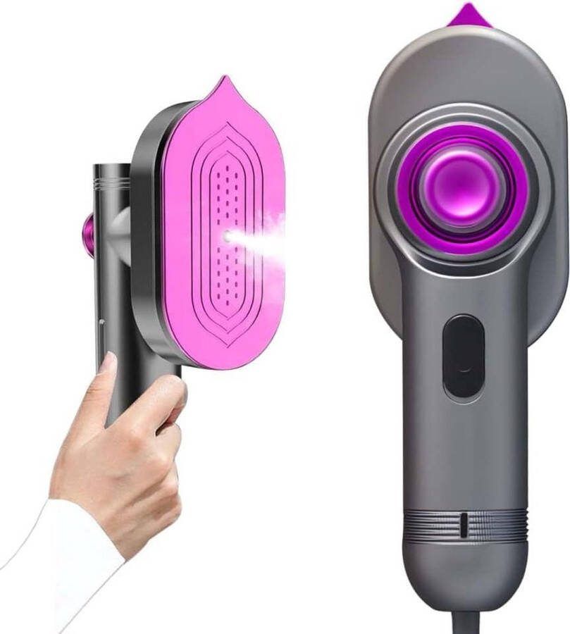 Draagbaar reisstrijkijzer handheld strijkmachine nat en droog draaibaar snel opwarmend 60 ml waterreservoir dagelijks gebruik Mini strijkijzer