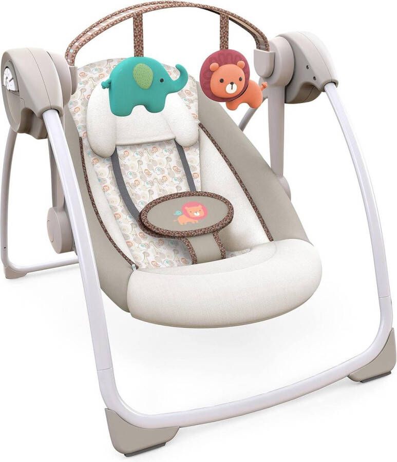 Draagbare Babyschommel Beige Comfortabel en Veilig
