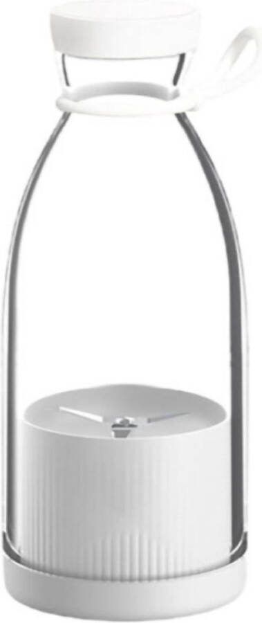 Draagbare blender smoothie maker blender to go oplaadbaar wit