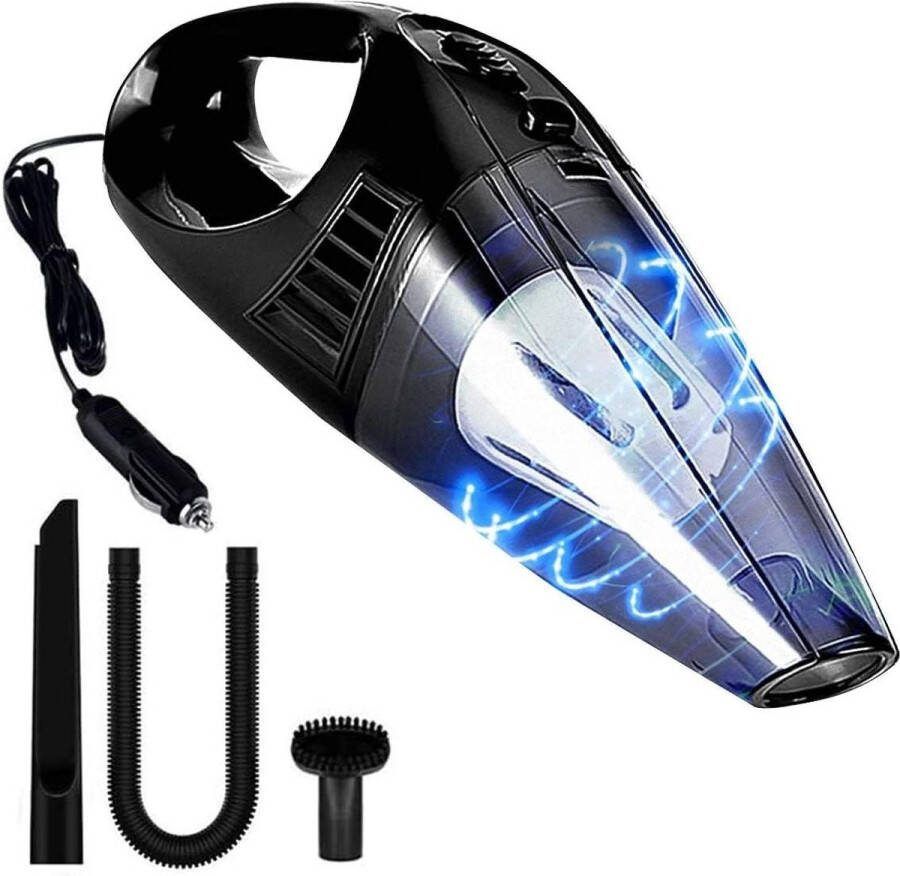 Draagbare handstofzuiger 120 W nat- droogstofzuiger 5 kPA zuigkracht 22000 tpm nominaal toerental 35 meter netsnoer thuis auto kantoor