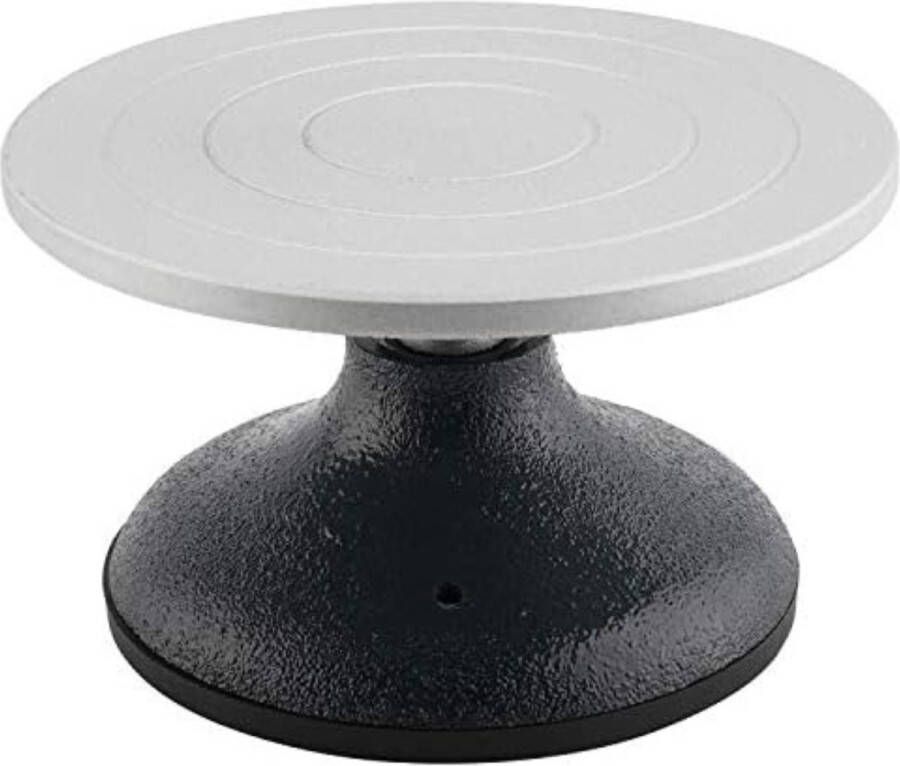 Draaischijf Pottenbakker Boetseerschijf Pottenbakken Kinderen met kogellagers (7 inch 18 cm) Zwart Grijs