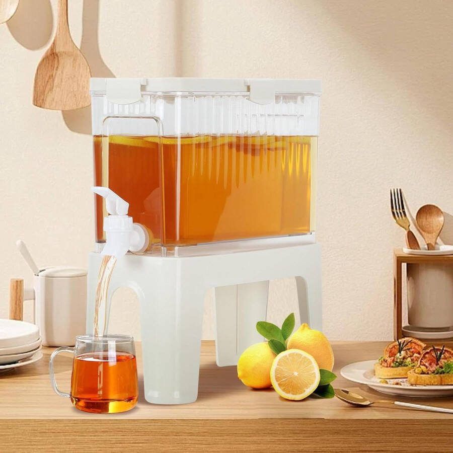 Drankdispenser koelkast waterdispenser met tapkraan ijswateremmer capaciteit 39 l