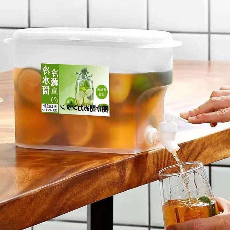 Drankdispenser met tapkraan sapdispenser 35 l koelkast waterdispenser koude waterkoker voor dranken sap tapBeenCalledishlist