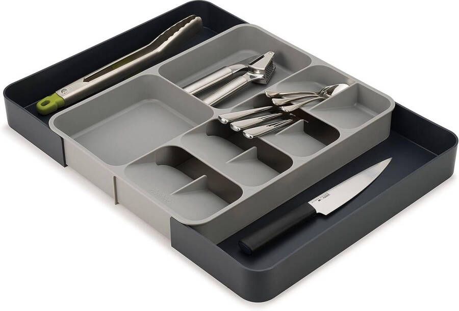 DrawerStore Expanding Bestek Gebruiksvoorwerp & Gadgets Organizer Grijs met Handige Indeling Sink organizer
