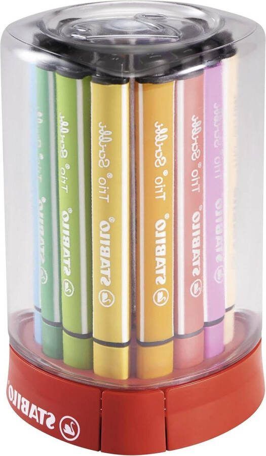 Driekantige viltstift met meeverende punt desk set 12 stuks 12 kleuren schrijfwaren Tekendoos