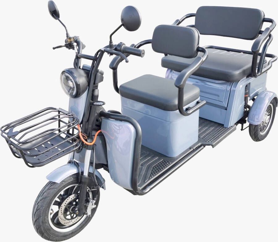 Driewieler elektrische 2 stoelen Bereik 50 km