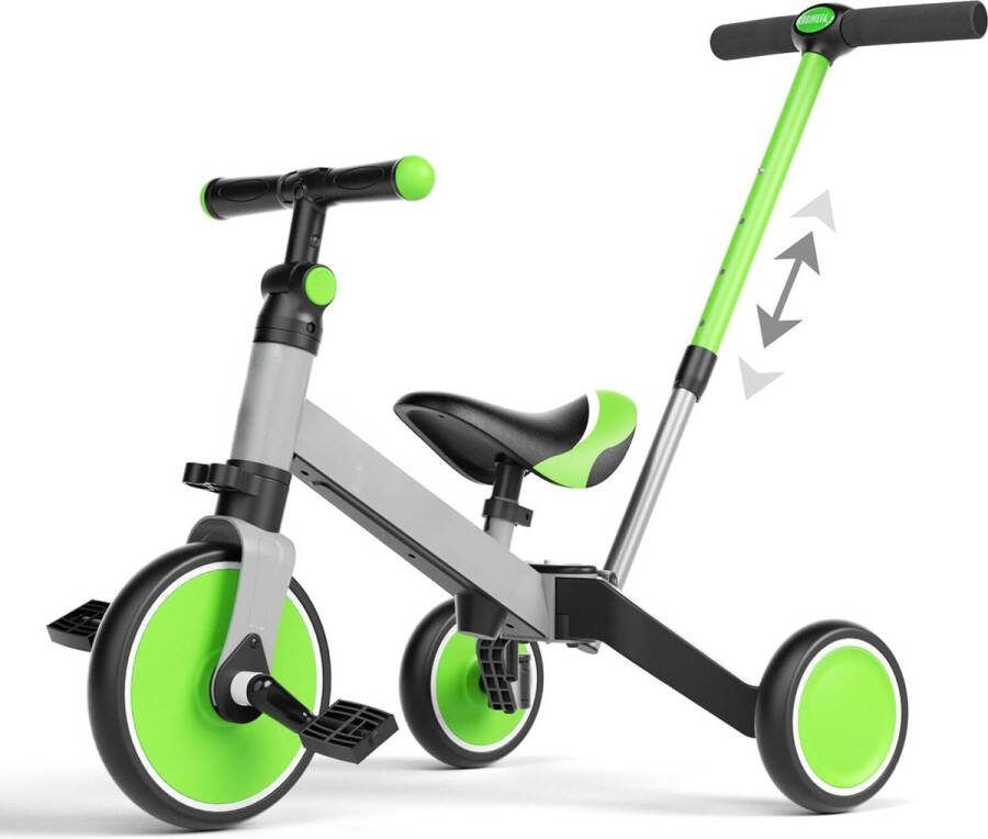 Driewieler Met duwstang Fiets Voor jongens en meisjes Vanaf 18 maanden Must have voor uw kinderen!