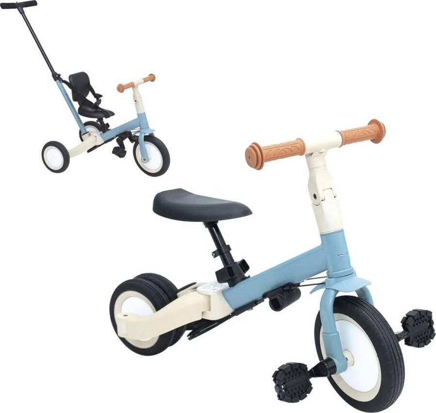 Driewieler Met duwstang Fiets Voor jongens en meisjes Vanaf 18 maanden Must have voor uw kinderen!