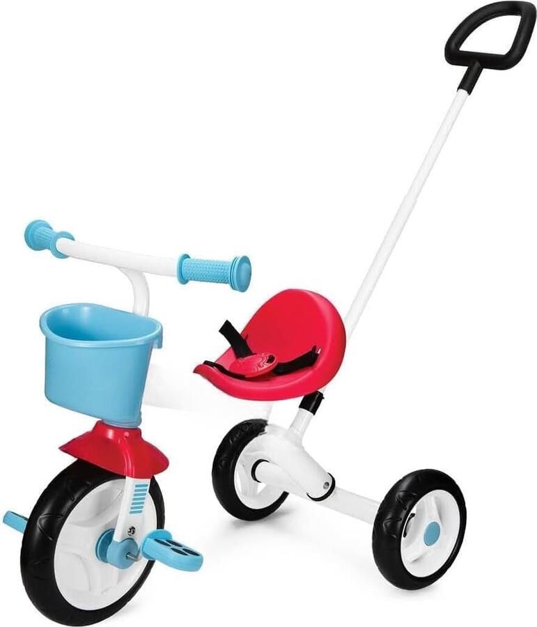 Driewieler Met duwstang Fiets Voor jongens en meisjes Vanaf 18 maanden Must have voor uw kinderen!
