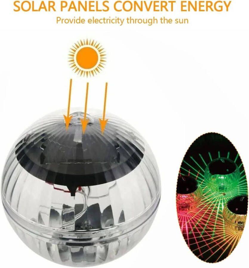 Drijvende Vijver LED Sfeerverlichting op zonne-energie Verschillende kleuren Zwembad Lamp Licht Zonne energie